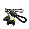 Llavero Hazte Rico Pronto, Colgante Pequeño de Caballo Moderno y de Moda, Llavero de Cuero, Colgante Pequeño de Caballo, Regalo, Personalizable