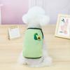 Roupas para cães de estimação Verão Colete fino Sling Primavera e verão Roupas para animais de estimação 21 Tábua curta Sling bordado de frutas