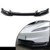 Adequado para rejuvenescer a nova versão do Tesla Model3 lábio frontal de alto desempenho modificação do spoiler dianteiro pá frontal anti-riscos