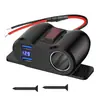 Carregador de Carro Carregamento Rápido para Carro Acendedor de Cigarros com Display Digital Interface Multi-USB Modificada Carregador de Carro Acendedor de Cigarros de Carro