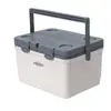 Caja Térmica para Acampar al Aire Libre Portátil Pequeña Nevera Puesto Comercial Enfriador de Hielo Engrosado PU Caja Enfriadora de Pesca