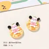 Accesorios de Resina para Manualidades de Dibujos Animados, Animales Nadadores de Pegamento de Aceite Hechos a Mano para Pinzas de Pelo, Accesorios para Fundas de Teléfono y Hebillas de Zapatos al por Mayor