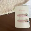 Nuevo Estilo Clip para el Cabello a Cuadros de Diamantes de Colores Clip Lateral Clip para el Flequillo