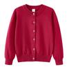 Ropa infantil transfronteriza para niñas 2025, nueva versión coreana de cárdigan de punto de primavera y otoño para niños, abrigo de manga larga, suéter de algodón, venta al por mayor