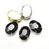 Fábrica de atacado oval cristal vidro costurado à mão broca pontiaguda fundo quatro garra broca roupas sapatos bolsa grampo de cabelo acessórios para cabelo aplique material de broca