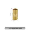 Adaptador Roscado de Acero Inoxidable Reductor Doble Rosca Macho Extensión Directa de 1/4 de Pulgada a 3/8 de Pulgada, 1/2 Pulgada, 3/4 de Pulgada a 1 Pulgada Accesorios para Tuberías de Agua