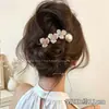 Pinza de pelo elegante estilo francés de pico de pato para mujer, tamaño grande para la parte trasera de la cabeza, sofisticada y delicada, no daña el cabello