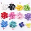 Botón de resina pequeño de color transfronterizo de 6 mm para ropa infantil, material decorativo para manualidades.