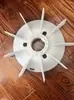 Pás de Ventilador de Motor de Plástico Resistentes a Altas Temperaturas, Material Polipropileno PP, Pás de Ventilador para Dissipação de Calor Y80-355, Anti-Queimadura, Durável, Norma Nacional, Espessadas