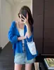 Elegante Camisa de Lino de Manga Larga para Mujer, Otoño Fina de Corte Holgado, Estilo Old Money, Blusa de Alta Gama con Protección Solar A5354