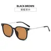 Nuevas Gafas de Sol Cuadradas 2025 para Mujer, Gama Alta, Cara Grande, Aspecto Adelgazante, Gafas de Sol con Montura Grande Retro Rojo Oscuro, Gafas de Sol para Conducir