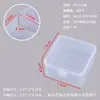 Caja Cuadrada de Plástico PP Transparente Caja Rectangular para Almacenamiento de Joyería Caja para Piezas Caja de Embalaje de Material para Productos Pequeños