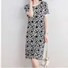 Moda Verão 2025 Slim Look Petite Elegante Tricô Casual Versátil Roupa de Trabalho Vestido Diário para Mulheres