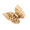 Horquilla de mariposa grande esmerilada de doble capa hueca transfronteriza de Amazon, horquilla de celebridad de Internet, pinza de tiburón, pinza de joyería, pinza de garra