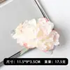 Grampo de Cabelo com Flor de Rosa de Tecido Bico de Pato Feminino Clip de Tubarão para Traseira da Cabeça da Primavera