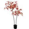 Suministro Transfronterizo de Plantas Verdes Simuladas, Árboles Artificiales en Maceta de Arce Rojo, Adornos Decorativos para Paisajismo, Bodas, Fotografía de Interiores