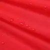 Bolsa de Almacenamiento de Tela de Cuero Vacuno de 200D con Cuatro Compartimentos, Recubrimiento de PU, Teñida, Gabinete de Almacenamiento para Tienda de Campaña, Tela para Equipaje