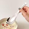Cuchara para oreja de acero inoxidable 304 Cuchara para comer para niños de uso doméstico Cuchara para postre de hotel Cuchara china de palacio engrosada