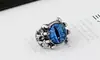 Anillo Retro Cráneo Ojo Hombre Punk Agresivo Ojo Diablo Personalidad Joyería de Moda Tiktok Señor de los Anillos