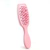 Pente de Silicone Doméstico para Shampoo Atacado Pente Especial para Massagem no Couro Cabeludo para Meninas Artefato para Shampoo de Dentes Largos Pente com Almofada de Ar