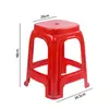 Taburete de plástico engrosado silla de plástico para el hogar taburete de plástico para zapatos banco de plástico taburete alto para adultos apilable venta al por mayor