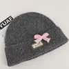 Gorro de punto de mezcla de lana estilo coreano, gorro de invierno cálido que cubre las orejas, suave y cómodo, gorro de punto coreano minimalista y versátil