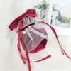 Flor Eterna Colgante para Coche Llavero Bola Transparente Acrílico Bola Semicircular Forma de Corazón DIY Rosa Flor Seca Caja de Regalo Flor Eterna