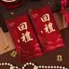 Sobres rojos especiales para la recepción de la boda, mini sobres rojos para bloquear la puerta durante la boda, sobres rojos con la palabra "feliz" para las celebraciones de boda