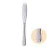 Cuchillo de queso multiusos de acero inoxidable con agujero, cuchillo para crema, cuchillo para pan, mermelada, queso, cuchillo de queso multiusos con patrón de serpiente