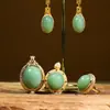 Vendas Diretas de Fábrica Pingente de Cavalo do Zodíaco Cartoon com Incrustação de Ouro Pingente de Jade do Ano Animal Evento de Vendas Lembrança Atacado