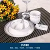 Vajilla de cerámica para presentación de hotel: juego de cuatro piezas, juego de cinco piezas, juego de tres piezas para presentación de restaurante, incluyendo platos, tazones, cucharas y platitos para huesos