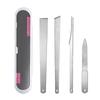Cuchillo para Pedicura para Eliminar Piel Muerta y Callosidades Juego de Tres Cuchillos Herramienta para Plantas y Talones Rascador Cepillo para Pies Artefacto Protección para Pies