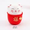 Nuevo colgante de acebo de barril de la suerte con forma de gato de la suerte, decoración festiva, floristería de espuma roja, suministros para arreglos florales al por mayor