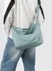 Bolso de Hombro Nuevo, Sencillo y de Gran Capacidad, con Diseño Único, Bolso para Viajar al Trabajo para Hombres, Bolso Cruzado Informal de Lona Estilo Japonés para Mujeres, Transfronterizo