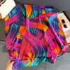 Bufanda Larga de Imitación Seda Estampada Estilo Callejero Europeo y Americano, Bufanda Larga de Seda, Bufanda Fina de Satén de Verano, Chal Protector Solar, Bufanda Larga, de Moda