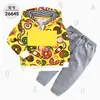 Comercio Exterior Ropa Infantil Primavera y Otoño Conjunto Infantil de Dos Piezas Material Sudadera Sudadera con Capucha Ropa Infantil para Bebés Ropa de Salida [Al por Mayor]