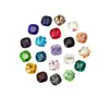 Venta al por mayor en stock: Diamante Falso, Base de Plata Real Cristal de Vidrio Diamante, Varios Diamantes de Imitación para Decoración de Ropa Material DIY Accesorios