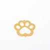 Pulsera de latón clip para la oreja collar accesorios de joyería diy al por mayor trémolo Amazon transfronterizo corte hueco pata de oso