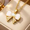 Collar de borla de diamantes con esmalte de gota de lujo ligero estilo francés microincrustado para mujer, cadena de clavícula dulce de dopamina a la moda de alta gama
