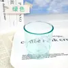 Vaso para Enjuague Bucal Estilo Ins, Vaso de Aspecto Elegante para Estudiantes y Uso en Casa, Vaso de Agua Transparente, Fácil de Guardar, Engrosado y Resistente a Caídas, para Cepillo de Dientes y Lavarse