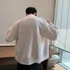 Chaqueta de punto coreana de doble cremallera para otoño e invierno para hombre, manga larga, casual, holgada, simple, cárdigan de punto con cuello alto, suéter para pareja
