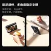 Funda de teléfono con soporte giratorio Duo para iPhone, diseño plegable magnético de Kevlar, textura de fibra de carbono Apple 18, funda protectora a prueba de caídas
