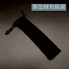 Bolsa de terciopelo con cordón, negra y gris, de alta gama, para guardar abanicos de terciopelo, bolsa protectora para abanicos plegables, bolsa para abanicos de algodón y lino