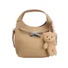 2026 Bolso Elegante Nuevo Bolso Cruzado de Moda para Mujer Bolso Tote Pequeño de Color Sólido Bolso Cubo a la Moda