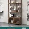 Estante Bogu madera maciza estilo chino Pabellón Duobao estante para guardar té olmo adornos de partición oficina sala de té vitrina de almacenamiento