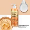 O Sabonete Líquido Refrescante de Caqui OCEAURA tem uma textura suave que limpa o corpo e a pele, produz uma espuma densa e deixa uma fragrância natural.