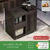 Mesa de Chá Pequena Móvel para Casa Mesa de Chá Madeira Maciça Carrinho de Chá Chaleira de Água Armário de Chá Integrado com Rodas Mesa Lateral de Chá Bandeja de Chá Kung Fu