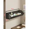 Estante de almacenamiento para pared de dormitorio, no requiere taladro, solución de almacenamiento para mesita de noche, estante de almacenamiento para pared
