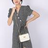 Bolso de hombro con cadena rombo de piel de oveja directa de fábrica para mujer de Guangzhou, alta textura, explosión, bolso para teléfono móvil, Joker, bolso diagonal