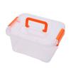 Caja de Almacenamiento de Plástico al por Mayor Caja para Zapatos Caja de Almacenamiento Transparente Portátil Organizador para Escritorio de Coche Almacenamiento Creativo